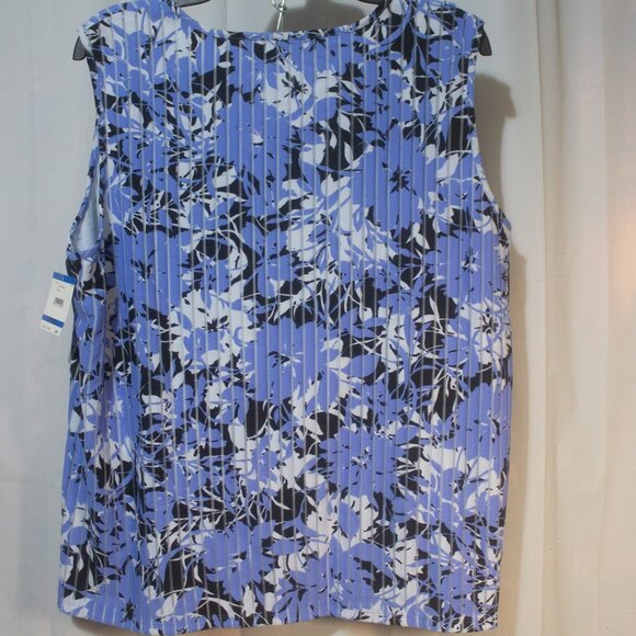 Kasper Floral Women's Polyester Tank Top Size 1X with Tag - Picture 4 of 5